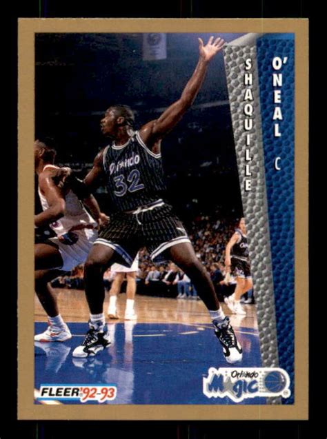 Shaquille O'Neal Rookie Card 1992-93 Fleer Drake's #37 - Walmart.com