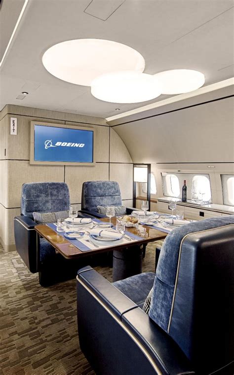 Download wallpaper airplane, boeing, interior, section interior in ...