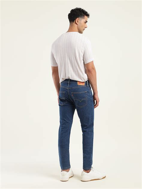 Buy Men's 512 Indigo Slim Tapered Fit Solid Jeans Online | Levi's ...