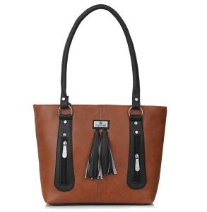 Buy HIGH RISE Women Tan, Black Shoulder Bag TAN, BLACK Online @ Best ...