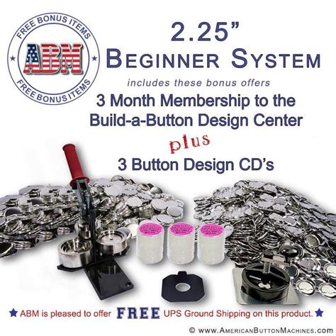 2.25" Button Maker Kit – American Button Machines