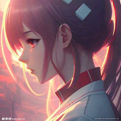 二次元动漫女孩设计图__动漫人物_动漫动画_设计图库_昵图网