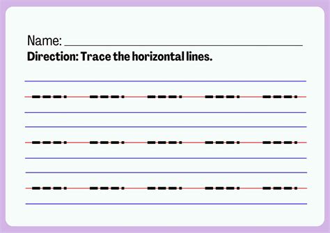 Free Horizontal Line Tracing for Kids: Varied Styles Fun!