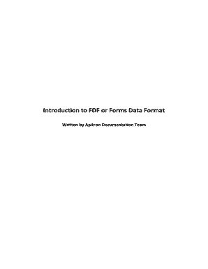 Fillable Online Introduction to FDF or Forms Data Format (.NET C# ...