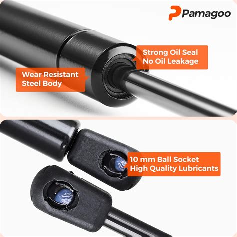 Buy PAMAGOO C16-06389 C1606389 14 inch Gas Strut 24 lb 107 N Per Prop ...