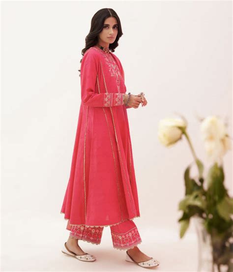Zellbury Luxury Collection – Embroidered Shirt Shalwar Dupatta - Pink ...