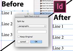 Image result for How to Split Text On InDesign