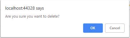 Image result for ASP.NET Core Razor Page Delete