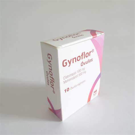 Gynoflor Óvulos Vaginales Metronidazol 500 Mg Clotrimazol 100 Mg Caja X ...