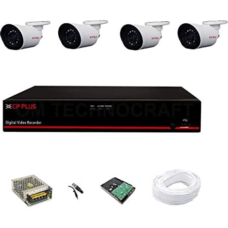 Buy CP PLUS FULL HD 2.4MP CAMERAS COMBO KIT 8CH HD DVR+ 4 BULLET ...