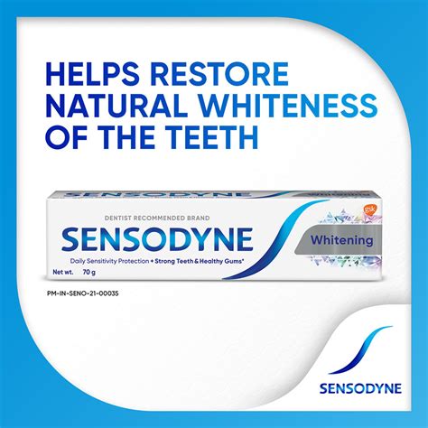 Sensodyne Whitening Toothpaste, 70 gm Price, Uses, Side Effects ...