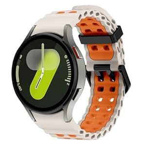 VEMIGON Rugged Silicone Band for Samsung Galaxy Watch 7 6 5 4 FE 40mm ...
