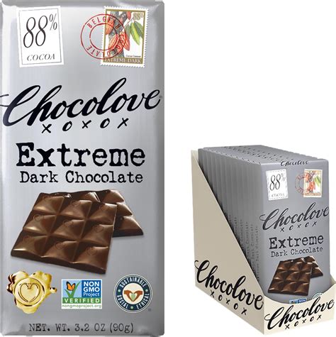 Amazon.com : Chocolove Organic Dark Chocolate Bars | 73% Cocoa ...