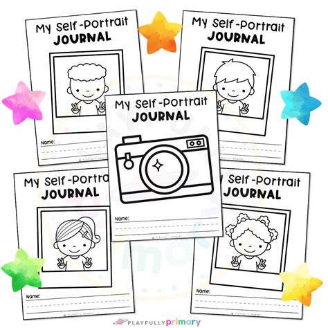 Monthly Self Portrait Templates for Preschool + Kindergarten ...