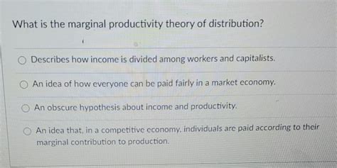 Image result for Marginal Productivity Theory Explained