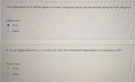Image result for Upper Triangular Eigenvalue Formula