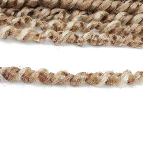 Buy 6packs Short Blonde Pre-Twisted Passion Twist Crochet Hair 12inch ...