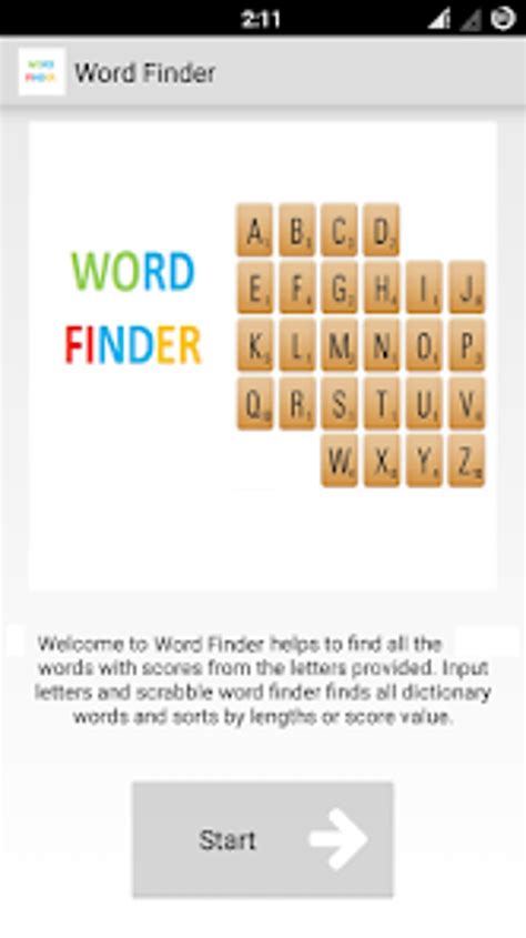 Word Finder Scrabble Solver para Android - Descargar