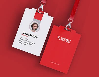 Employee Card Design 的图像结果