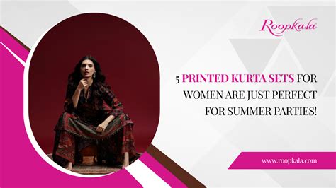 5 Printed Kurta Sets for Women for Summer Parties! – Roopkala