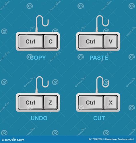 Ctrl Z Shortcut Button And Undo Or Backward Keyboard Concept Of Control ...