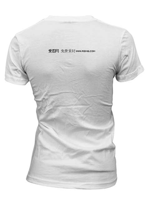 3套白色女士短袖衫(T恤)模板 - 爱图网设计图片素材下载