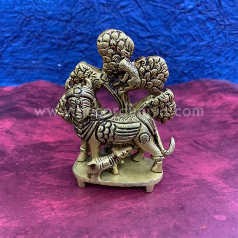 Kamadhenu and Calfwith Tree - RJ7-C – Decor Duniya