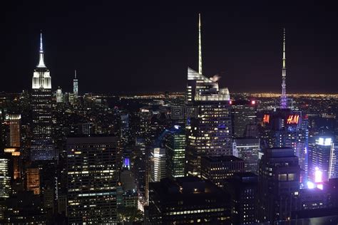 夜间照片,纽约,摩天大楼高清图库素材免费下载(图片编号:6382835)-六图网