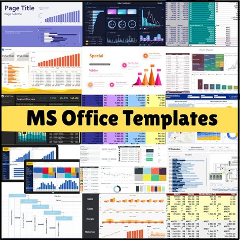 All-in-one MS OFFICE Templates Bundle – Editable Budget, Excel, Word ...