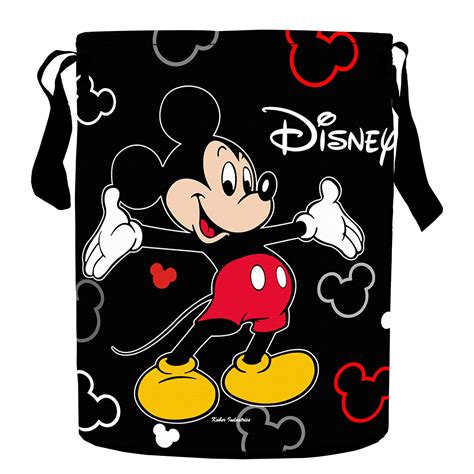 Kuber Industries Disney Print Waterproof Cotton Laundry Bag|Toy Storage ...