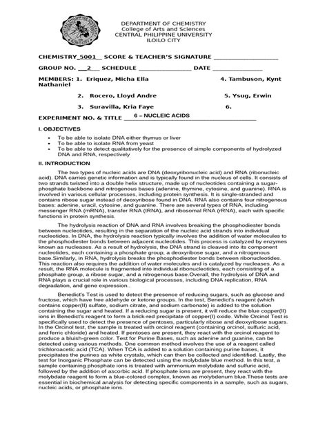 Biochemical Experiments 的图像结果