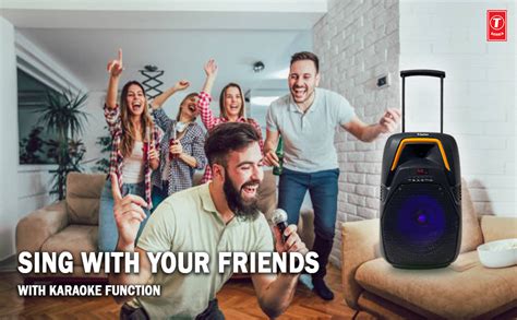 T-Series TR-81 Portable Trolley Wireless Bluetooth Speaker with inbuilt ...