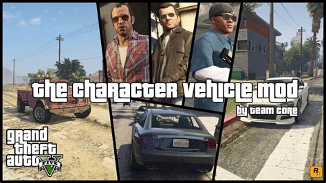 The Character Vehicle Mod [.NET] (w/ Trunk Weapons) 1.2 – GTA 5 mod