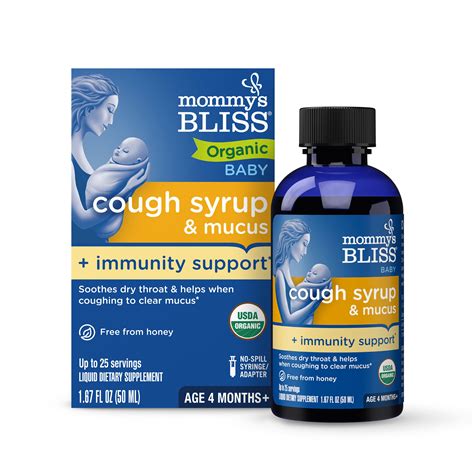 Organic Baby Cough Syrup + Immunity Support – Mommy's Bliss