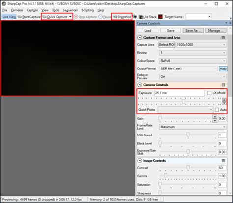 SharpCap Tutorial 1 的图像结果