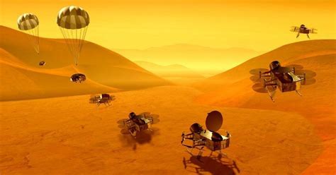 NASA Dragonfly Mission Will Send A Helicopter To Titan & Search For ...