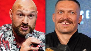 Tyson Fury and Oleksandr Usyk sign contracts for undisputed world ...