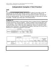 Image result for Independent Sample T-Test Example Solved