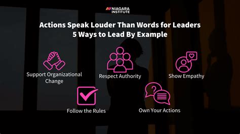 Actions Speak Louder Than Words Examples