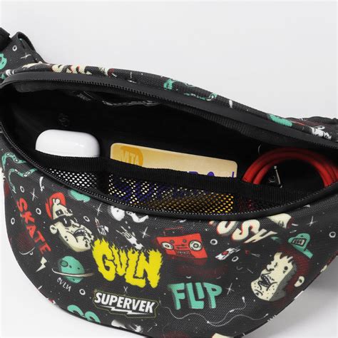 Skate Life Supervek Slinger - Fanny Pack, Crossbody, Sling Bag, Waist Bag