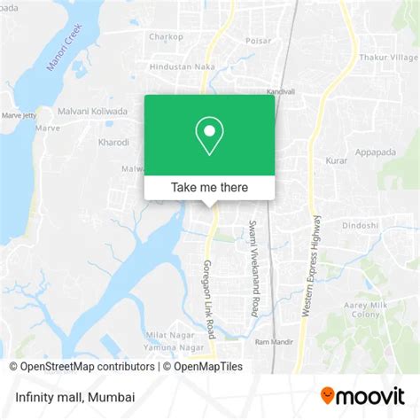 How to Get to Infinity mall in Malad West by Bus, Metro or Train?