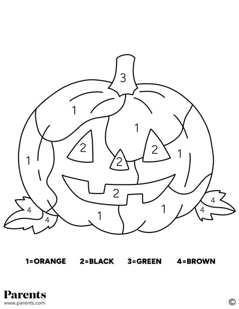 Color By Number Halloween Coloring Pages [2025]