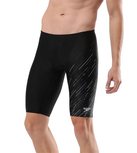 Buy Speedo Hyper Boom V Cut Jammer Black-Usa-Charcoal-White Swimwear ...