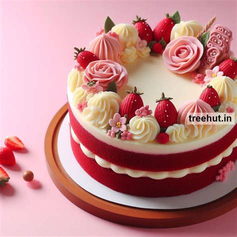 Red Velvet Cake Decoration Ideas