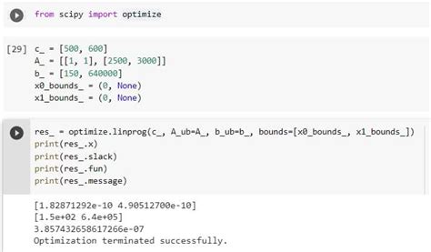 Image result for Linprog in Python