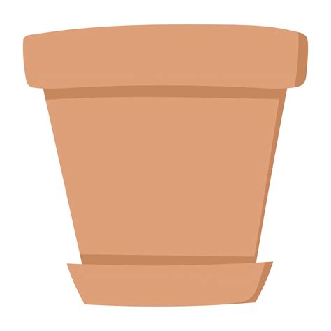 doodle flat empty flower pot set 21686736 Vector Art at Vecteezy