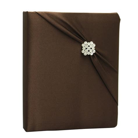 Buy Ivy Lane Design Garbo Collection Wedding Memory Book, Chocolate ...