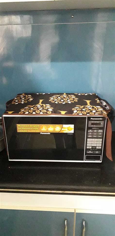 KANUSHI Industries® Microwave/Oven Top Cover with 4 Utility Pockets ...