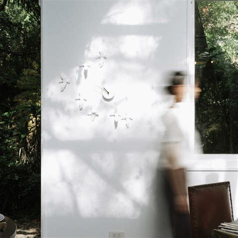 Migratory V Form Wall Clock by Haoshi | Just for Clocks