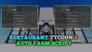 Image result for Restaurant Tycoon 2 Script Pastebin GUI